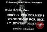 Image of circus performers Philadelphia Pennsylvania USA, 1934, second 3 stock footage video 65675030598