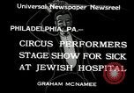 Image of circus performers Philadelphia Pennsylvania USA, 1934, second 10 stock footage video 65675030598