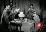 Image of farm family in evening Saint Clairsville Ohio USA, 1940, second 58 stock footage video 65675030605