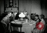 Image of farm family in evening Saint Clairsville Ohio USA, 1940, second 60 stock footage video 65675030605