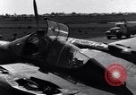 Standbild Pilot prüft P-38-Ebene Australien, 1942, aus Sekunde 49 historischem Filmmaterial Videoclip 65675030612