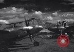 Image of P-38 planes and ground crews of 80th Fighter Squadron Port Moresby New Guinea, 1944, second 3 stock footage video 65675030623