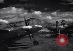 Image of P-38 planes and ground crews of 80th Fighter Squadron Port Moresby New Guinea, 1944, second 7 stock footage video 65675030623