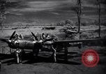 Immagine di Meccanica del 80th Fighter Squadron lavorare su un P-38 Nuova Guinea, 1944, secondo 4 filmato di repertorio 65675030624