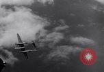 Image of P-38 Lightning airplanes of US Army 13th Air Force Pacific Theater, 1943, second 8 stock footage video 65675030626
