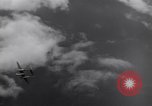 Image of P-38 Lightning airplanes of US Army 13th Air Force Pacific Theater, 1943, second 9 stock footage video 65675030626