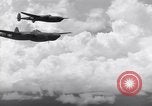Image of P-38 Lightning airplanes of US Army 13th Air Force Pacific Theater, 1943, second 26 stock footage video 65675030626