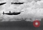 Image of P-38 Lightning airplanes of US Army 13th Air Force Pacific Theater, 1943, second 29 stock footage video 65675030626