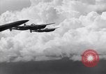 Image of P-38 Lightning airplanes of US Army 13th Air Force Pacific Theater, 1943, second 32 stock footage video 65675030626