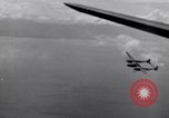 Image of P-38 Lightning airplanes of US Army 13th Air Force Pacific Theater, 1943, second 46 stock footage video 65675030626