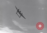Image of P-38 Lightning airplanes of US Army 13th Air Force Pacific Theater, 1943, second 58 stock footage video 65675030626