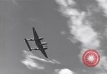 Image of P-38 Lightning airplanes of US Army 13th Air Force Pacific Theater, 1943, second 59 stock footage video 65675030626