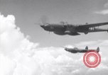 Image of P-38 of 13th Army Air Force jettisons auxiliary fuel tanks Pacific Theater, 1943, second 8 stock footage video 65675030627