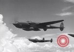 Image of P-38 of 13th Army Air Force jettisons auxiliary fuel tanks Pacific Theater, 1943, second 10 stock footage video 65675030627