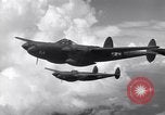 Image of P-38 of 13th Army Air Force jettisons auxiliary fuel tanks Pacific Theater, 1943, second 48 stock footage video 65675030627