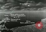 Standbild deutsche Rakete Rakete Peenemunde Deutschland, 1944, aus Sekunde 30 historischem Filmmaterial Videoclip 65675030634