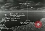 Standbild deutsche Rakete Rakete Peenemunde Deutschland, 1944, aus Sekunde 31 historischem Filmmaterial Videoclip 65675030634