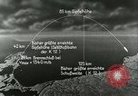 Standbild deutsche Rakete Rakete Peenemunde Deutschland, 1944, aus Sekunde 34 historischem Filmmaterial Videoclip 65675030634