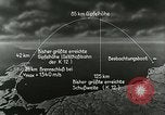 Standbild deutsche Rakete Rakete Peenemunde Deutschland, 1944, aus Sekunde 37 historischem Filmmaterial Videoclip 65675030634