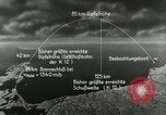 Standbild deutsche Rakete Rakete Peenemunde Deutschland, 1944, aus Sekunde 38 historischem Filmmaterial Videoclip 65675030634