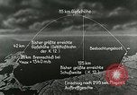 Standbild deutsche Rakete Rakete Peenemunde Deutschland, 1944, aus Sekunde 41 historischem Filmmaterial Videoclip 65675030634
