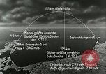 Standbild deutsche Rakete Rakete Peenemunde Deutschland, 1944, aus Sekunde 45 historischem Filmmaterial Videoclip 65675030634