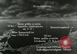 Standbild deutsche Rakete Rakete Peenemunde Deutschland, 1944, aus Sekunde 47 historischem Filmmaterial Videoclip 65675030634