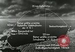 Standbild deutsche Rakete Rakete Peenemunde Deutschland, 1944, aus Sekunde 48 historischem Filmmaterial Videoclip 65675030634