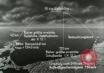 Standbild deutsche Rakete Rakete Peenemunde Deutschland, 1944, aus Sekunde 49 historischem Filmmaterial Videoclip 65675030634