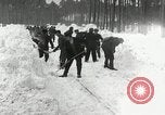 Image of Snow removal at rocket facility Peenemunde Germany, 1943, second 31 stock footage video 65675030646