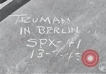 Image of President Harry S Truman Berlin Germany, 1945, second 21 stock footage video 65675030666