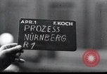 Standbild Nürnberger Prozesse Nürnberg Deutschland, 1946, aus Sekunde 3 historischem Filmmaterial Videoclip 65675030675