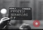 Standbild Nürnberger Prozesse Nürnberg Deutschland, 1946, aus Sekunde 4 historischem Filmmaterial Videoclip 65675030675
