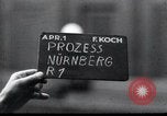 Standbild Nürnberger Prozesse Nürnberg Deutschland, 1946, aus Sekunde 6 historischem Filmmaterial Videoclip 65675030675
