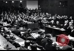 Standbild Nürnberger Prozesse Nürnberg Deutschland, 1946, aus Sekunde 44 historischem Filmmaterial Videoclip 65675030675