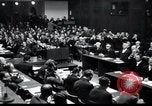 Standbild Nürnberger Prozesse Nürnberg Deutschland, 1946, aus Sekunde 45 historischem Filmmaterial Videoclip 65675030675