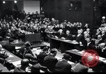 Standbild Nürnberger Prozesse Nürnberg Deutschland, 1946, aus Sekunde 46 historischem Filmmaterial Videoclip 65675030675