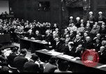 Standbild Nürnberger Prozesse Nürnberg Deutschland, 1946, aus Sekunde 50 historischem Filmmaterial Videoclip 65675030675