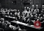 Standbild Nürnberger Prozesse Nürnberg Deutschland, 1946, aus Sekunde 51 historischem Filmmaterial Videoclip 65675030675