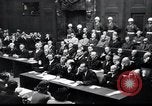 Standbild Nürnberger Prozesse Nürnberg Deutschland, 1946, aus Sekunde 52 historischem Filmmaterial Videoclip 65675030675