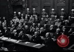Standbild Nürnberger Prozesse Nürnberg Deutschland, 1946, aus Sekunde 56 historischem Filmmaterial Videoclip 65675030675