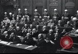 Standbild Nürnberger Prozesse Nürnberg Deutschland, 1946, aus Sekunde 58 historischem Filmmaterial Videoclip 65675030675