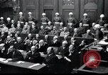 Standbild Nürnberger Prozesse Nürnberg Deutschland, 1946, aus Sekunde 61 historischem Filmmaterial Videoclip 65675030675