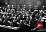Standbild Nürnberger Prozesse Nürnberg Deutschland, 1946, aus Sekunde 62 historischem Filmmaterial Videoclip 65675030675