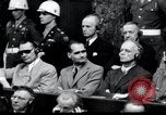 Standbild Nürnberger Prozesse Nürnberg Deutschland, 1946, aus Sekunde 18 historischem Filmmaterial Videoclip 65675030676