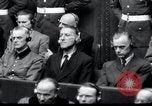 Standbild Nürnberger Prozesse Nürnberg Deutschland, 1946, aus Sekunde 44 historischem Filmmaterial Videoclip 65675030676