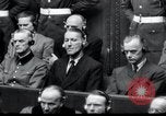 Standbild Nürnberger Prozesse Nürnberg Deutschland, 1946, aus Sekunde 51 historischem Filmmaterial Videoclip 65675030676