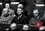 Standbild Nürnberger Prozesse Nürnberg Deutschland, 1946, aus Sekunde 56 historischem Filmmaterial Videoclip 65675030676