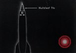 Standbild V-2 Rakete Diagramme Peenemunde Deutschland, 1940, aus Sekunde 15 historischem Filmmaterial Videoclip 65675030683