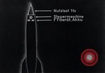 Standbild V-2 Rakete Diagramme Peenemunde Deutschland, 1940, aus Sekunde 20 historischem Filmmaterial Videoclip 65675030683